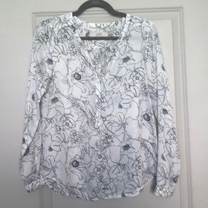 Loft blouse! Great to wear on the beach!